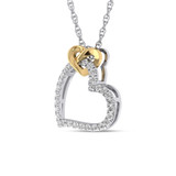 Photo of Salem 1/5 Carat T.W. Pendant 10K White Gold [CP1500W]