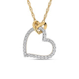Photo of Salem 1/5 CT. T.W. Pendant 10K Yellow Gold [CP1500Y]