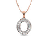 Photo of Rihanna 1/4 Carat T.W. Pendant 10K Rose Gold [CP1501R]