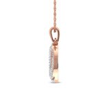 Photo of Rihanna 1/4 Carat T.W. Pendant 10K Rose Gold [CP1501R]