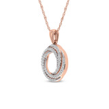 Photo of Rihanna 1/4 CT. T.W. Pendant 14K Rose Gold [CP1501R]