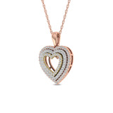 Photo of Briallen 1/2 Carat T.W. Pendant 10K Rose Gold [CP1502R]