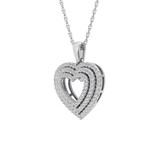 Photo of Briallen 1/2 CT. T.W. Pendant 10K White Gold [CP1502W]