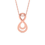 Photo of Seren 1/10 CT. T.W. Pendant 14K Rose Gold [CP1503R]
