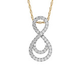 Photo of Seren 1/10 Carat T.W. Pendant 10K Yellow Gold [CP1503Y]