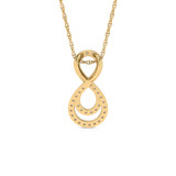 Photo of Seren 1/10 Carat T.W. Pendant 10K Yellow Gold [CP1503Y]