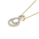 Photo of Seren 1/10 CT. T.W. Pendant 14K Yellow Gold [CP1503Y]