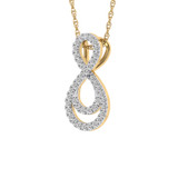 Photo of Seren 1/10 CT. T.W. Pendant 14K Yellow Gold [CP1503Y]