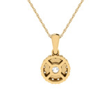Photo of Valerio 1/3 CT. T.W. Pendant 10K Yellow Gold [CP1505Y]