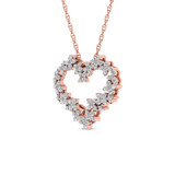 Photo of Vira 3/8 CT. T.W. Pendant 14K Rose Gold [CP1506R]