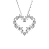 Photo of Vira 3/8 CT. T.W. Pendant 10K White Gold [CP1506W]