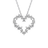 Photo of Vira 3/8 CT. T.W. Pendant 14K White Gold [CP1506W]