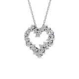 Photo of Vira 3/8 CT. T.W. Pendant 14K White Gold [CP1506W]