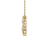 Photo of Vira 3/8 CT. T.W. Pendant 10K Yellow Gold [CP1506Y]