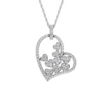 Photo of Giorgi 1/2 Carat T.W. Pendant 10K White Gold [CP1507W]