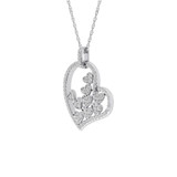 Photo of Giorgi 1/2 Carat T.W. Pendant 14K White Gold [CP1507W]