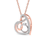 Photo of Levan 1/4 Carat T.W. Pendant 10K Rose Gold [CP1508R]