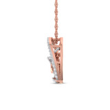 Photo of Levan 1/4 Carat T.W. Pendant 10K Rose Gold [CP1508R]