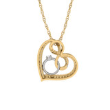 Photo of Levan 1/4 CT. T.W. Pendant 14K Yellow Gold [CP1508Y]