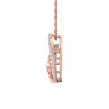 Photo of Galina 1/3 Carat T.W. Pendant 10K Rose Gold [CP1509R]