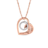 Photo of Galina 1/3 Carat T.W. Pendant 10K Rose Gold [CP1509R]