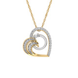 Photo of Galina 1/3 Carat T.W. Pendant 10K Yellow Gold [CP1509Y]