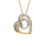 Photo of Galina 1/3 Carat T.W. Pendant 14K Yellow Gold [CP1509Y]