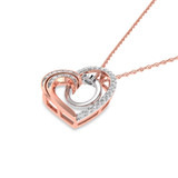 Photo of Victor 1/4 CT. T.W. Pendant 14K Rose Gold [CP1510R]