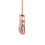 Photo of Victor 1/4 CT. T.W. Pendant 14K Rose Gold [CP1510R]