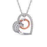 Photo of Victor 1/4 CT. T.W. Pendant 10K White Gold [CP1510W]