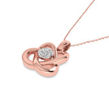 Photo of Roxana 1/10 Carat T.W. Pendant 10K Rose Gold [CP1511R]