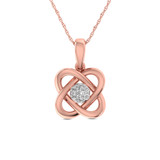 Photo of Roxana 1/10 CT. T.W. Pendant 14K Rose Gold [CP1511R]