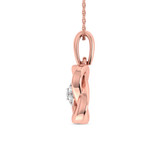 Photo of Roxana 1/10 CT. T.W. Pendant 14K Rose Gold [CP1511R]