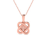 Photo of Roxana 1/10 CT. T.W. Pendant 14K Rose Gold [CP1511R]