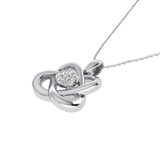 Photo of Roxana 1/10 CT. T.W. Pendant 10K White Gold [CP1511W]