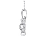 Photo of Roxana 1/10 Carat T.W. Pendant 14K White Gold [CP1511W]