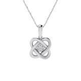Photo of Roxana 1/10 Carat T.W. Pendant 14K White Gold [CP1511W]