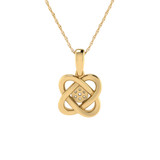 Photo of Roxana 1/10 Carat T.W. Pendant 10K Yellow Gold [CP1511Y]