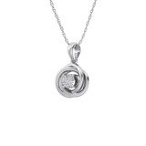 Photo of Makena 1/20 CT. T.W. Pendant 10K White Gold [CP1512W]