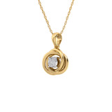 Photo of Makena 1/20 Carat T.W. Pendant 10K Yellow Gold [CP1512Y]