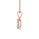 Photo of Rehema 1/2 Carat T.W. Pendant 14K Rose Gold [CP1513R]