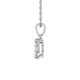 Photo of Rehema 1/2 Carat T.W. Pendant 10K White Gold [CP1513W]