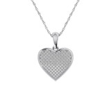 Photo of Kioko 3/8 CT. T.W. Pendant 14K White Gold [CP1514W]