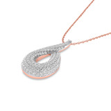 Photo of Zora 7/8 CT. T.W. Pendant 10K Rose Gold [CP1515R]