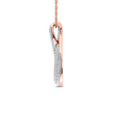Photo of Zora 7/8 CT. T.W. Pendant 10K Rose Gold [CP1515R]