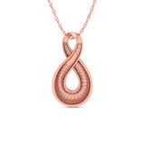Photo of Zora 7/8 CT. T.W. Pendant 10K Rose Gold [CP1515R]