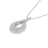 Photo of Zora 7/8 CT. T.W. Pendant 10K White Gold [CP1515W]