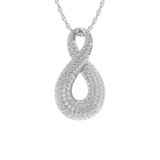 Photo of Zora 7/8 CT. T.W. Pendant 10K White Gold [CP1515W]