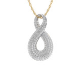 Photo of Zora 7/8 CT. T.W. Pendant 10K Yellow Gold [CP1515Y]