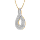 Photo of Zora 7/8 CT. T.W. Pendant 10K Yellow Gold [CP1515Y]